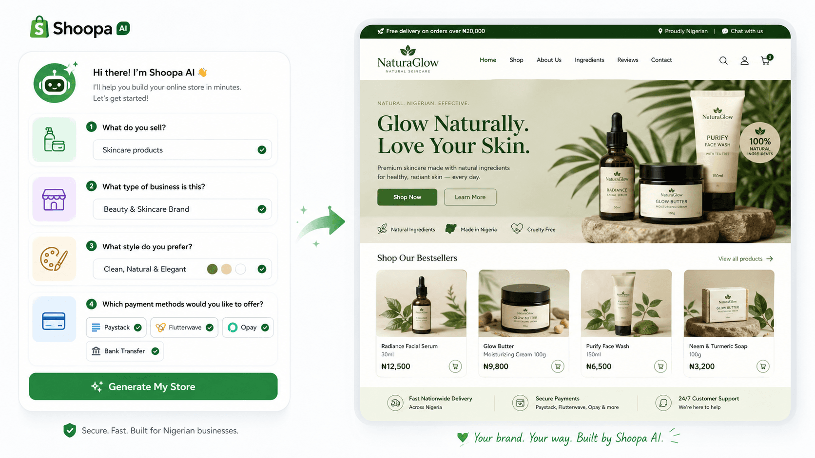 Shoopa AI Store Builder
